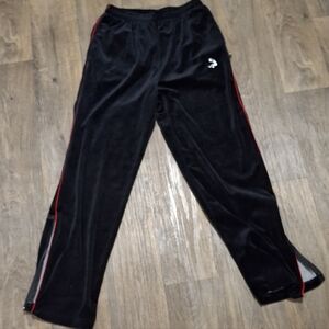 Shaquille O'Neal Bottom Side Zip Men's Velour Track Pants.